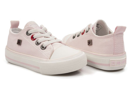Różowe trampki dziecięce Big Star HH374093