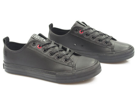 Czarne trampki damskie sneakersy Big Star JJ274006
