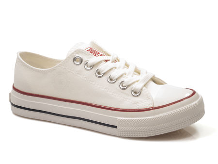 Tekstylne trampki Big Star NN274274 biały