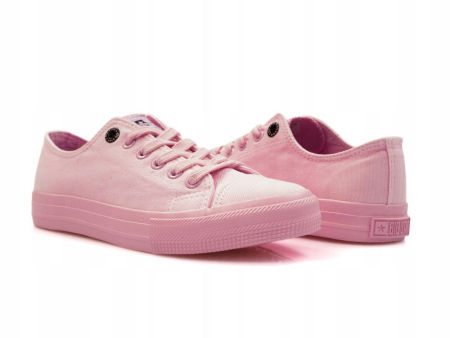 Różowe trampki Big Star damskie tekstylne tenisówki DD274443