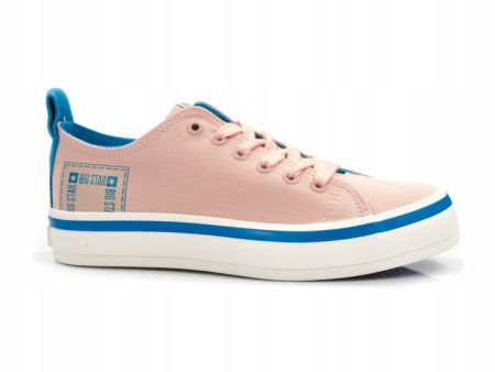 Rożowe trampki damskie Big Star FF274A068