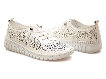 Wsuwane półbuty ażurowe sneakersy El Pimpi  E4002