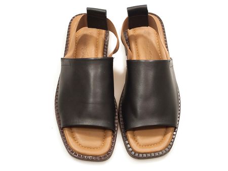 Czarne skórzane sandały El Pimpi EL8471