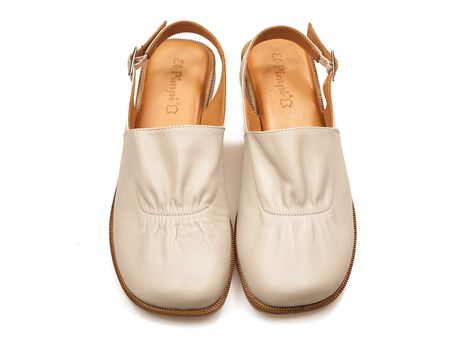 Skórzane sandały El Pimpi EL67120 z zakrytymi palcami