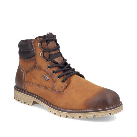 Trzewiki męskie z membraną Tex Rieker F3622-68 żółty - Rieker zdjęcie 4