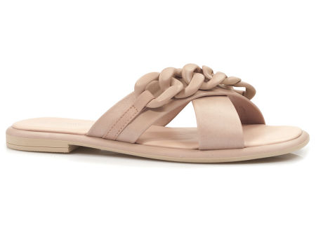 Nude klapki Marco Tozzi 27121