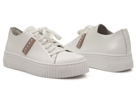 Półbuty sneakersy Nessi 22162 biały