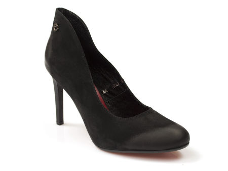 Czarne czółenka szpilki Carinii B3797