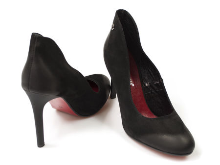 Czarne czółenka szpilki Carinii B3797
