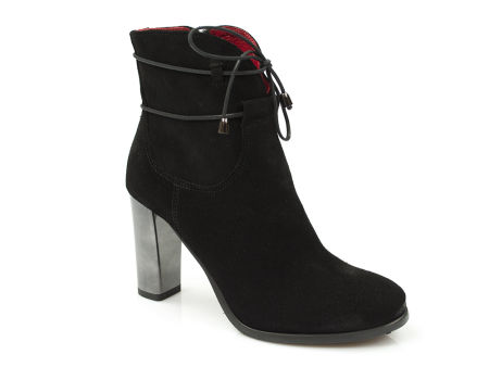 Botki na obcasie Karino 1828 czarny