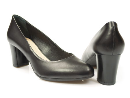 Czarne czółenka Kabała 227