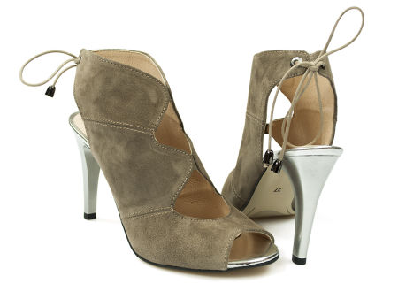 Sandały na szpilce Karino 1996 brąz