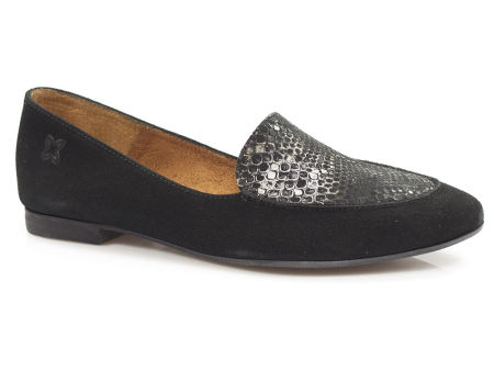 Czarne balerinki czółenka Maciejka 04958-01