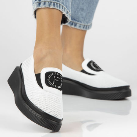 Białe półbuty Filippo DP4572/23