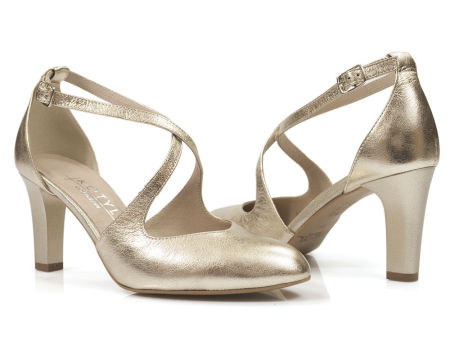Złote czółenka do tańca Kotyl 7079