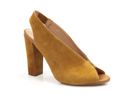 Rude czółenka odkryte sandały Sala 8070 1505