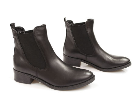 Czarne botki sztyblety Dolce Pietro 0950