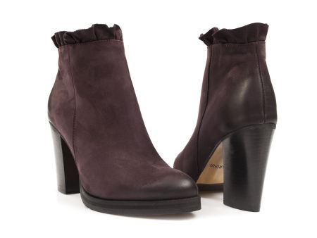 Bordowe botki Carinii B4751