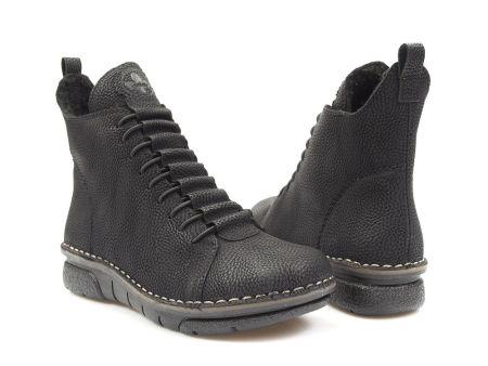 Czarne botki trzewiki Rieker 73333-00