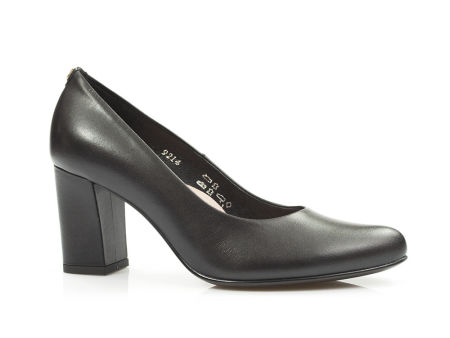 Czarne półbuty czółenka Sala 9214