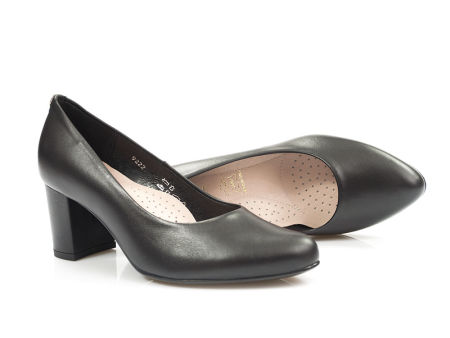 Czarne półbuty czółenka Sala 9222