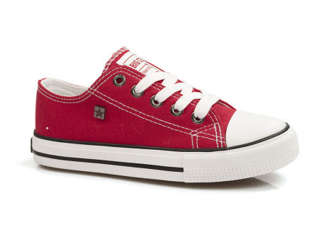 Czerwone trampki dziecięce Big Star FF374201