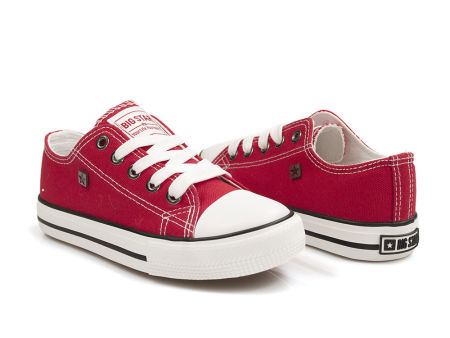 Czerwone trampki dziecięce Big Star FF374201