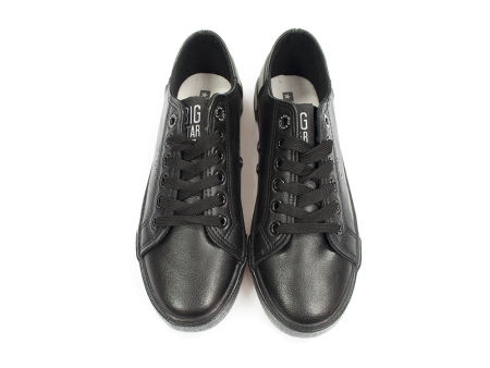 Czarne trampki z ekoskóry Big Star FF274177