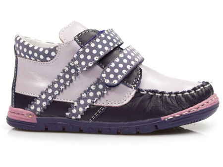 Skórzane półbuty dziewczęce Mido Noster 234