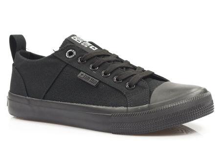 Czarne trampki damskie tekstylne Big Star HH274018