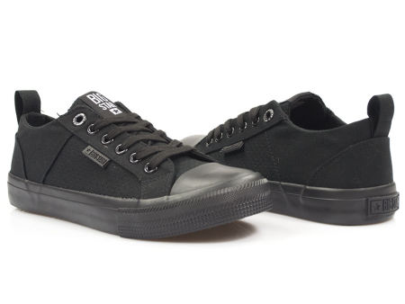 Czarne trampki damskie tekstylne Big Star HH274018