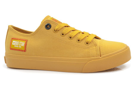 Żółte trampki tekstylne Big Star HH274134