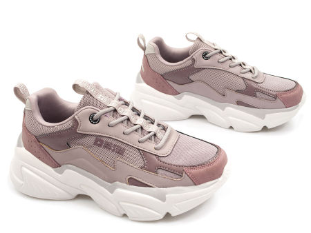 Fioletowe półbuty sportowe sneakersy Big Star HH274258