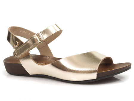 Sandały profilowane rzymki Lemar 40252 złoty