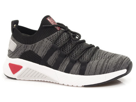 Szare półbuty damskie sportowe Big Star HH274532