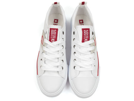 Białe trampki męskie tekstylne tenisówki Big Star HH174038