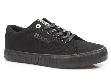 Czarne trampki damskie Big Star HH274218