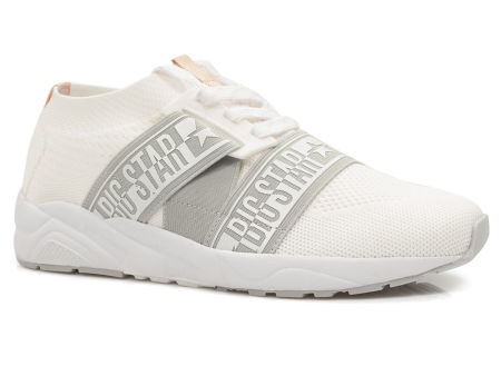 Białe półbuty damskie sportowe Big Star HH274355