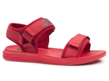 Czerwone sportowe sandały damskie Big Star HH274A027