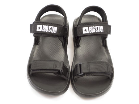 Czarne sandały męskie Big Star HH174842