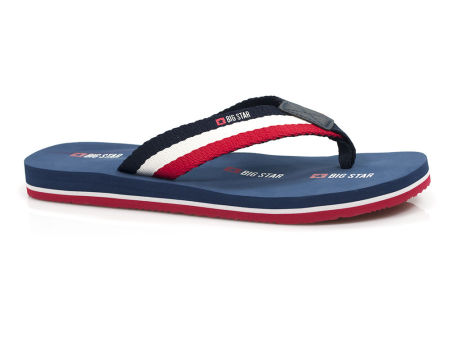 Granatowe japonki męskie Big Star HH174827