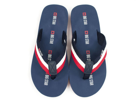 Granatowe japonki męskie Big Star HH174827