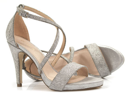 Srebrne sandały Menbur 22148