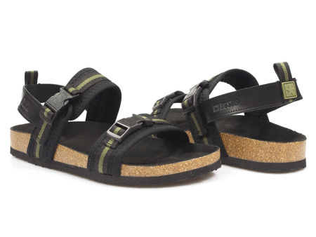 Czarne sandały męskie Big Star HH174060