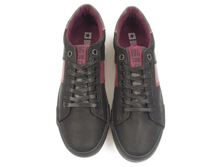 Czarne trampki męskie Big Star II174034