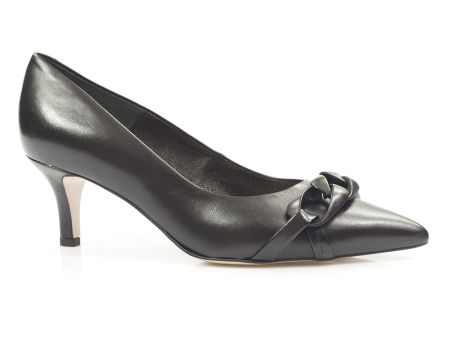 Czarne czółenka szpilki Bravo Moda 0055 BK