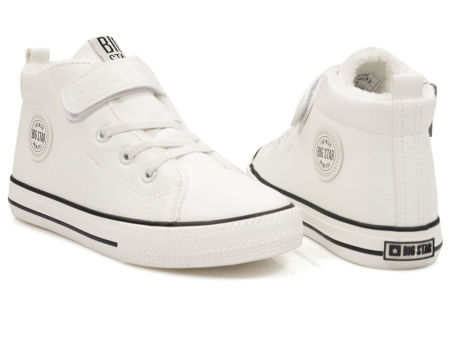 Białe trampki dziecięce zimowe Big Star GG374033