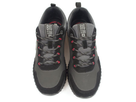 Czarne buty sportowe męskie Big Star II174248