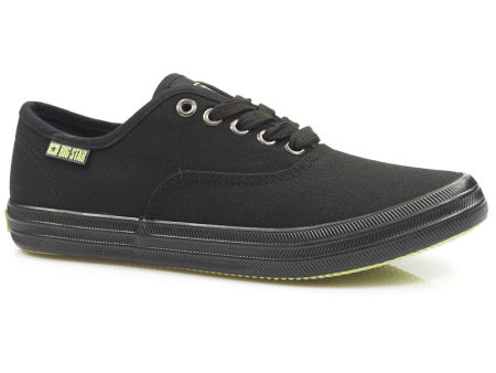 Czarne damskie trampki Big Star JJ274261 tenisówki