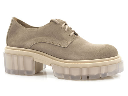 Beżowe półbuty workery Lemar 20099